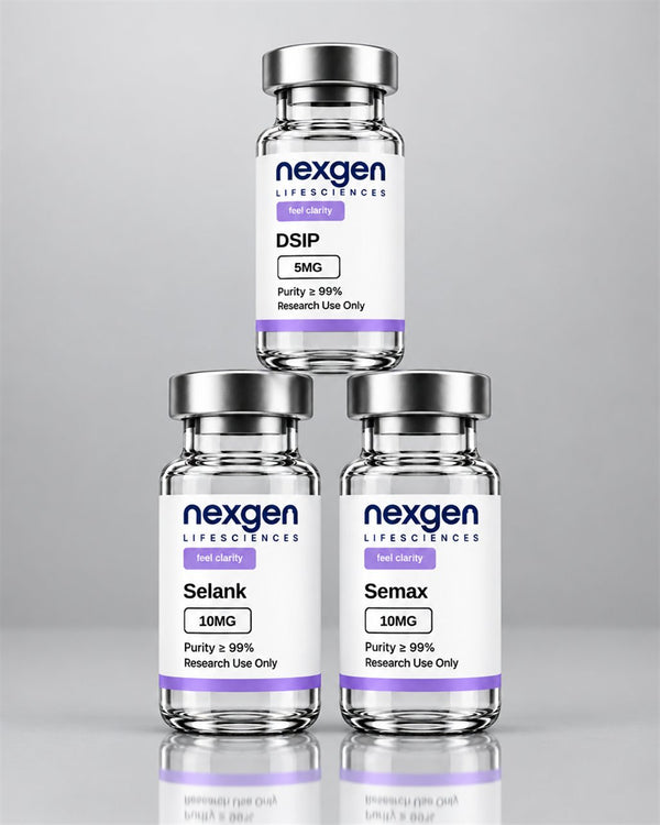 Neurological Trio - DSIP 5mg + Selank 10mg + Semax 10mg