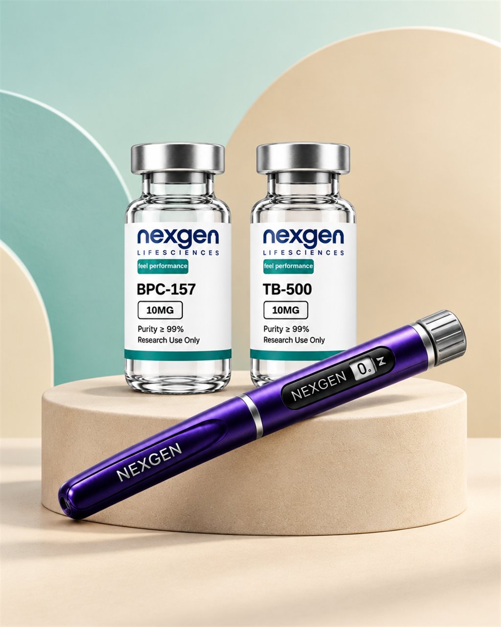 Wolverine Stack Pen - BPC-157 10mg + TB-500 10mg – NexGen Lifesciences