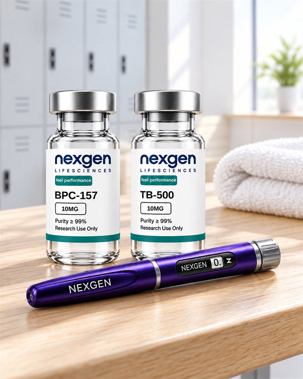 Wolverine Stack Pen - BPC-157 10mg + TB-500 10mg – NexGen Lifesciences